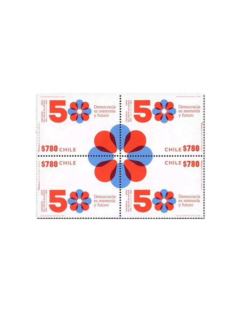 n° 2203/2206 - Timbre CHILI Poste