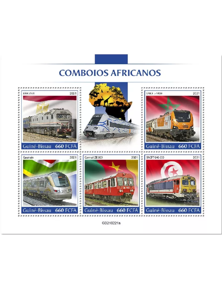 n° 9157/9161 - Timbre GUINEE-BISSAU Poste