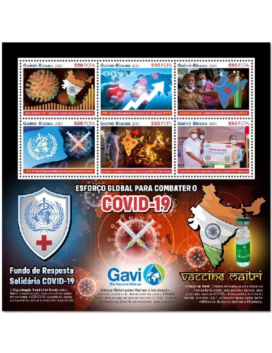 n° 9202/9207 - Timbre GUINEE-BISSAU Poste