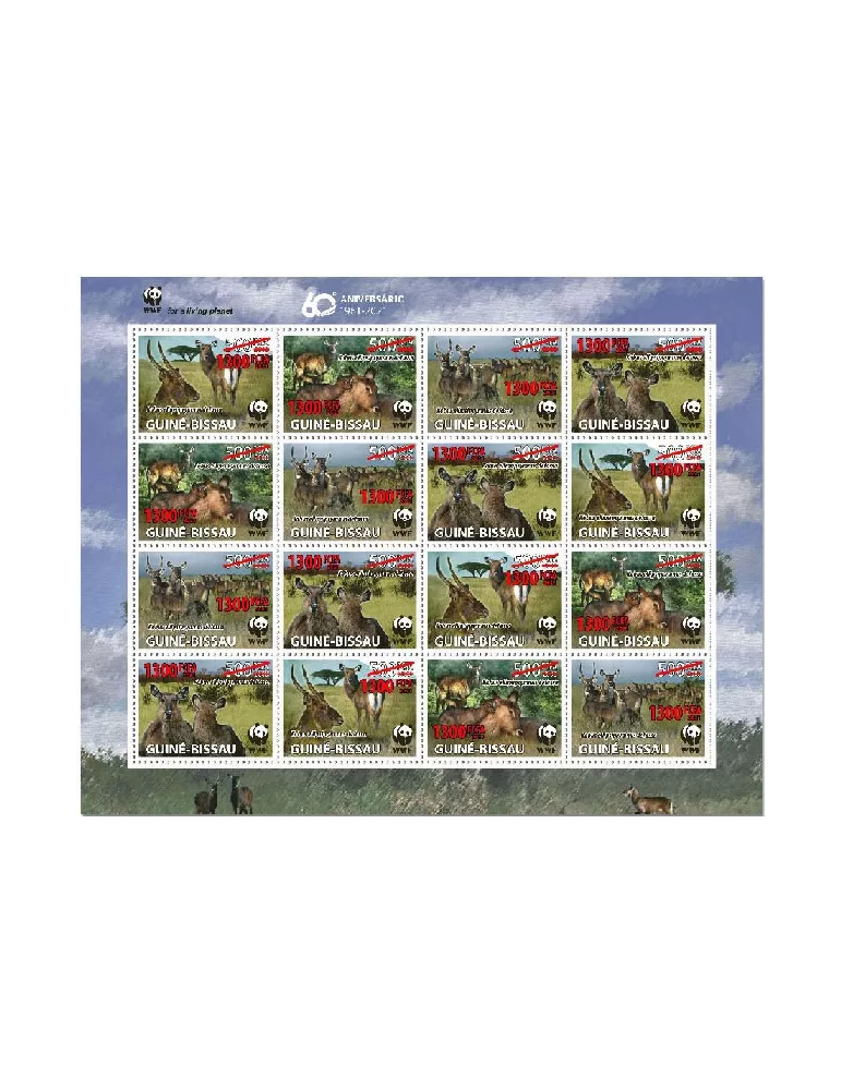 n° 9216/9219 - Timbre GUINEE-BISSAU Poste