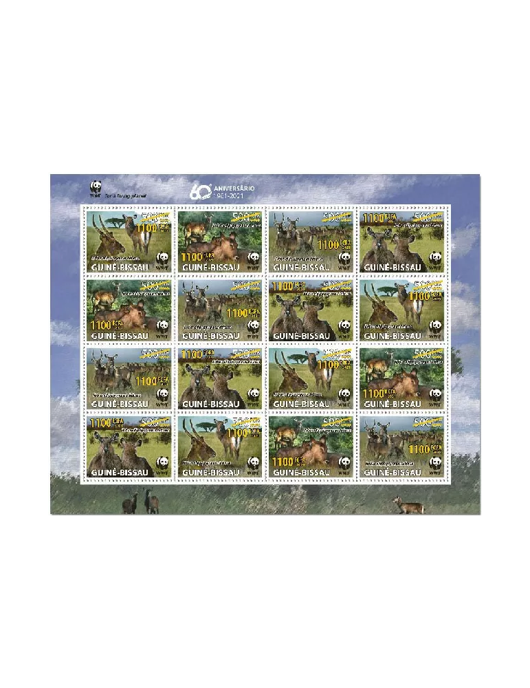 n° 9220/9223 - Timbre GUINEE-BISSAU Poste