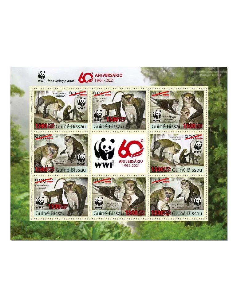 n° 9240/9243 - Timbre GUINEE-BISSAU Poste