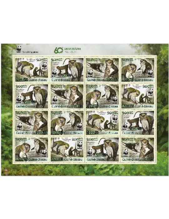 n° 9252/9255 - Timbre GUINEE-BISSAU Poste