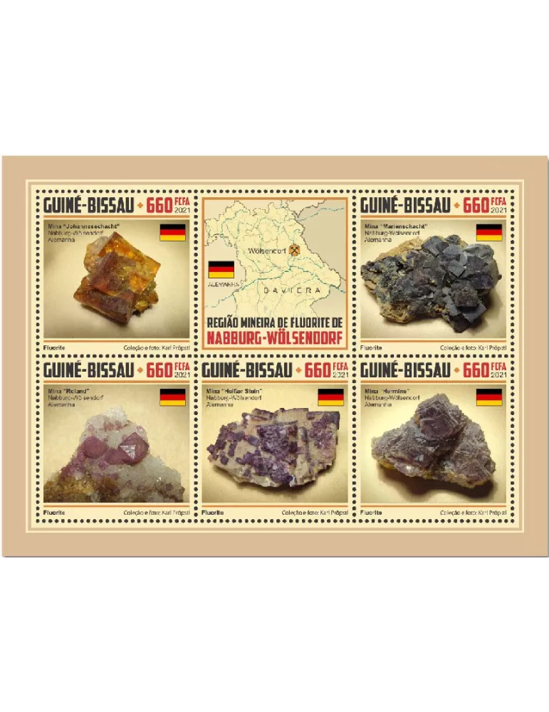n° 9272/9276 - Timbre GUINEE-BISSAU Poste
