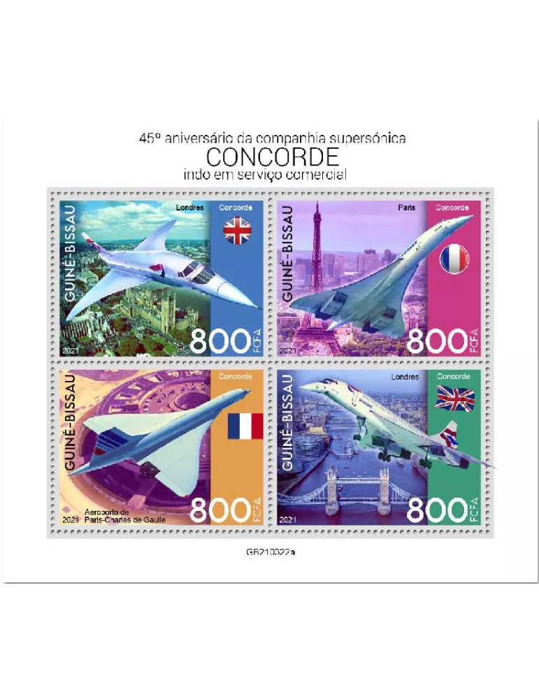 n° 9357/9360 - Timbre GUINEE-BISSAU Poste