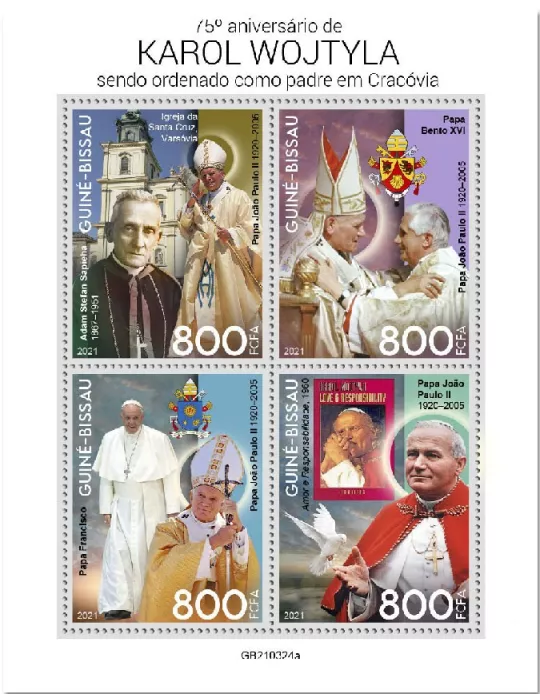 n° 9365/9368 - Timbre GUINEE-BISSAU Poste