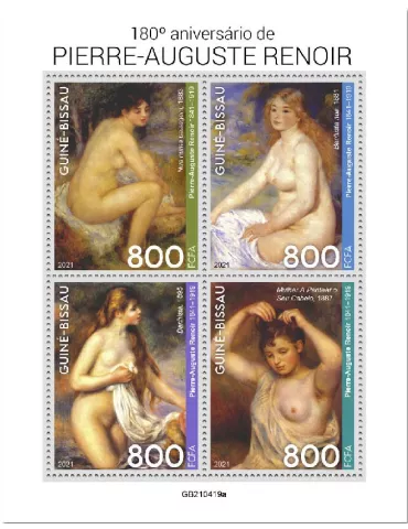 n° 9452/9455 - Timbre GUINEE-BISSAU Poste