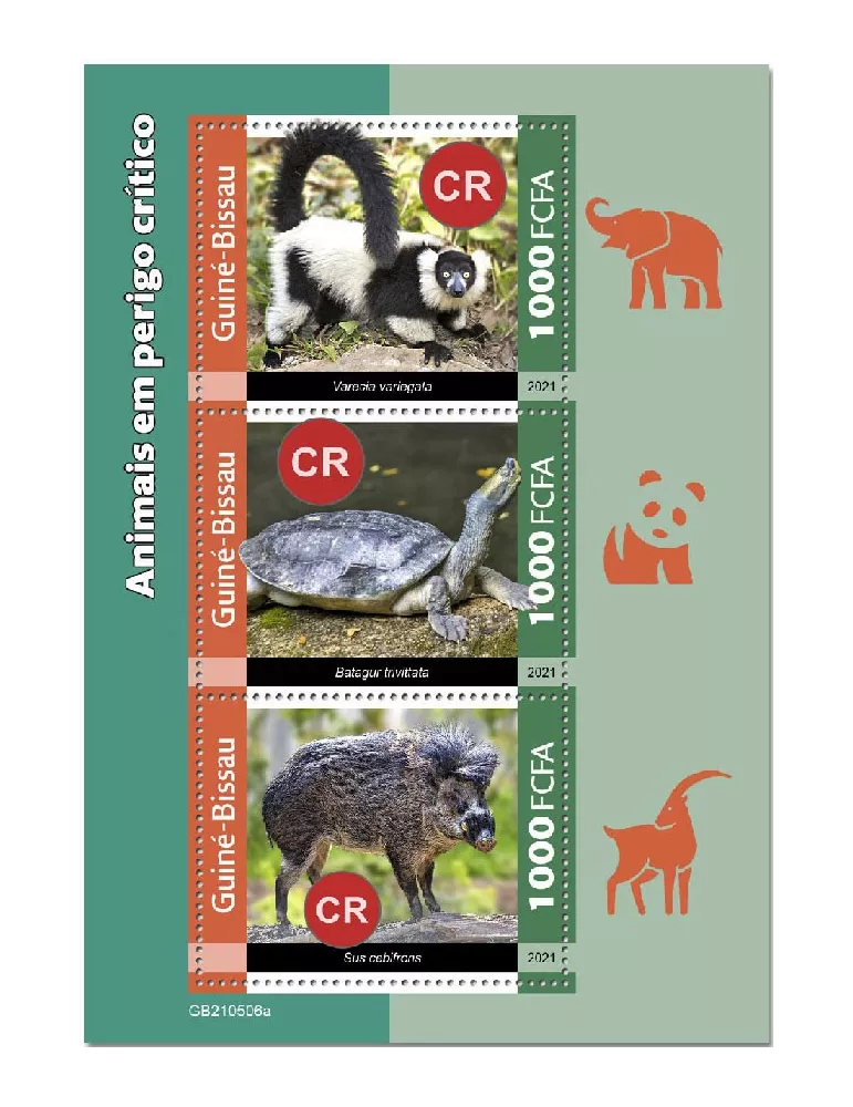 n° 9541/9543 - Timbre GUINEE-BISSAU Poste