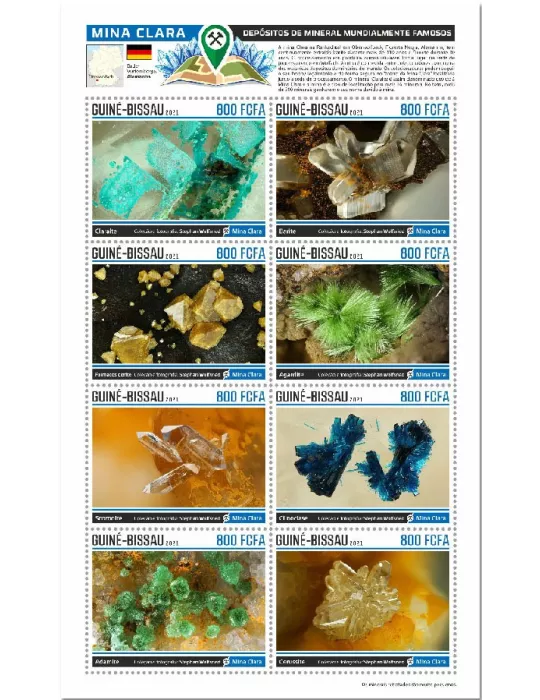 n° 9596/9603 - Timbre GUINEE-BISSAU Poste