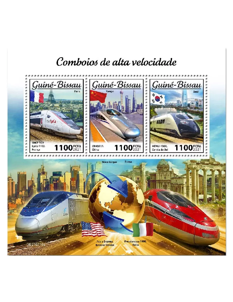 n° 9734/9736 - Timbre GUINEE-BISSAU Poste