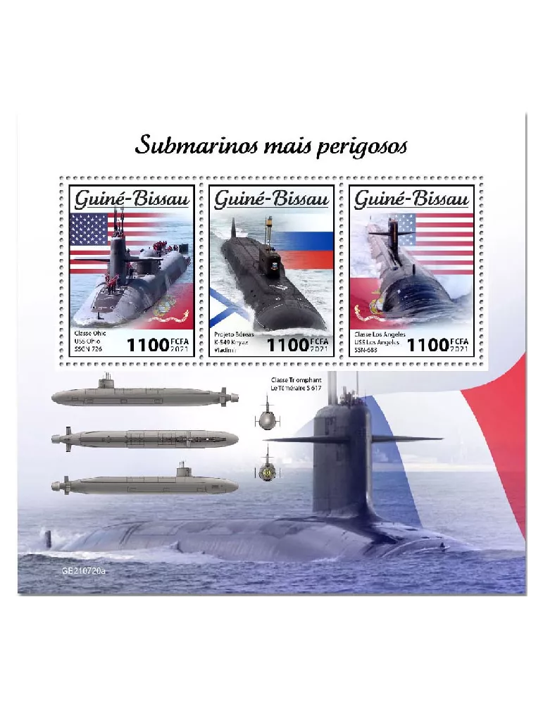 n° 9740/9742 - Timbre GUINEE-BISSAU Poste