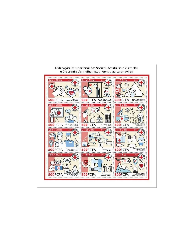 n° 9839/9850 - Timbre GUINEE-BISSAU Poste