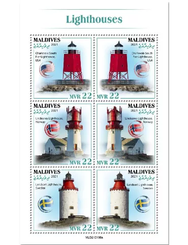 n° 7531/7536 - Timbre MALDIVES Poste