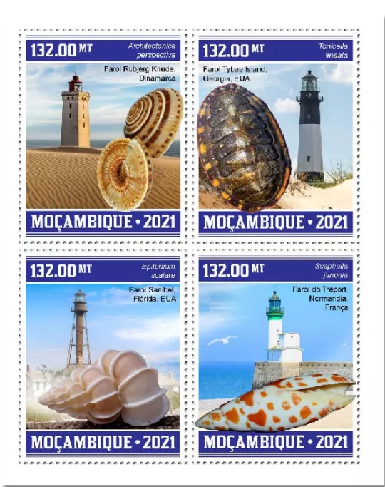 n° 9222/9225 - Timbre MOZAMBIQUE Poste