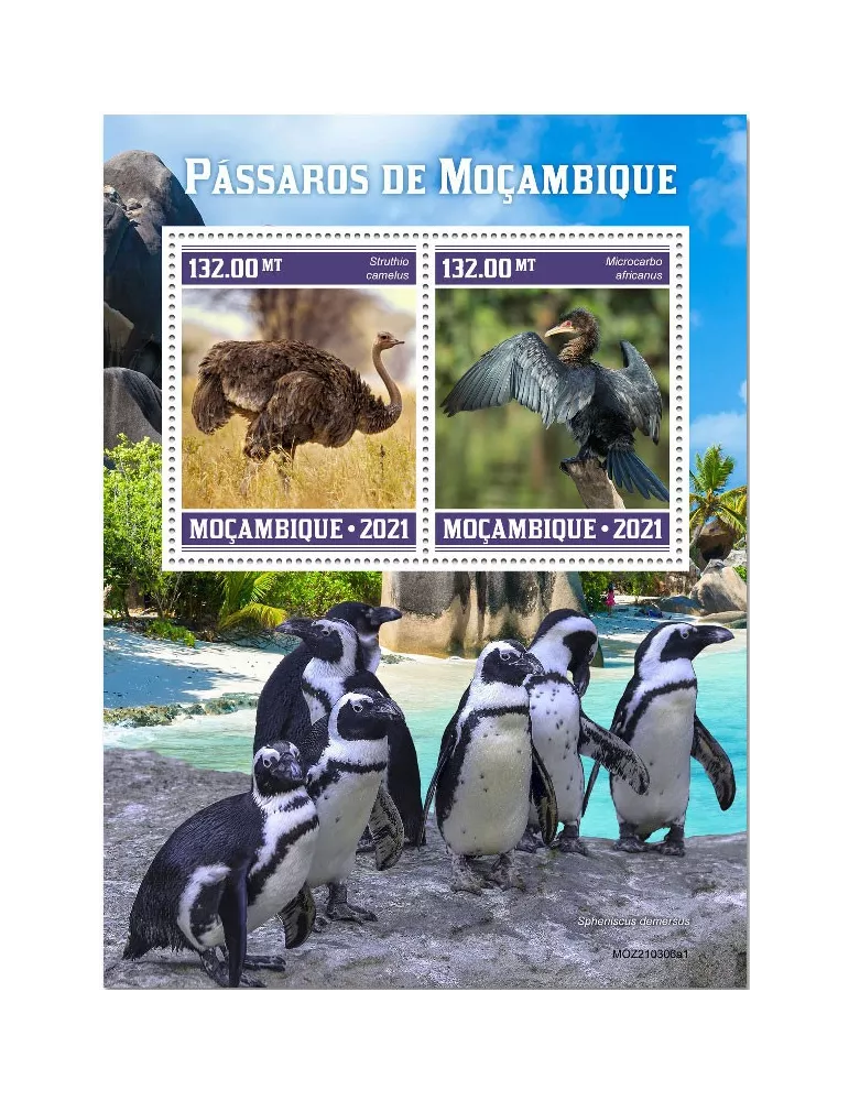 n° 9258/9259 - Timbre MOZAMBIQUE Poste