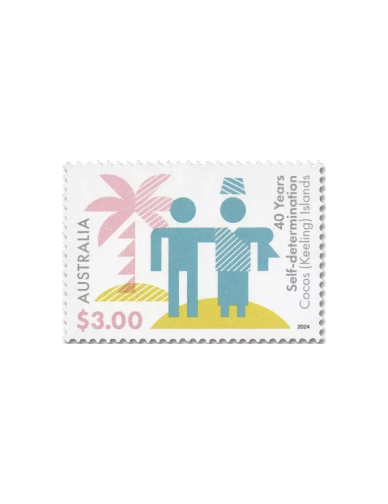 n° 550/551 - Timbre COCOS (ILES) Poste