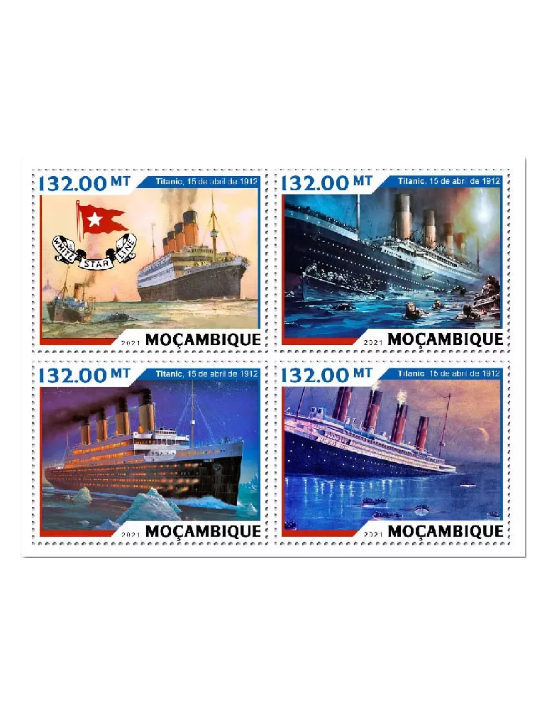 n° 9318/9321 - Timbre MOZAMBIQUE Poste