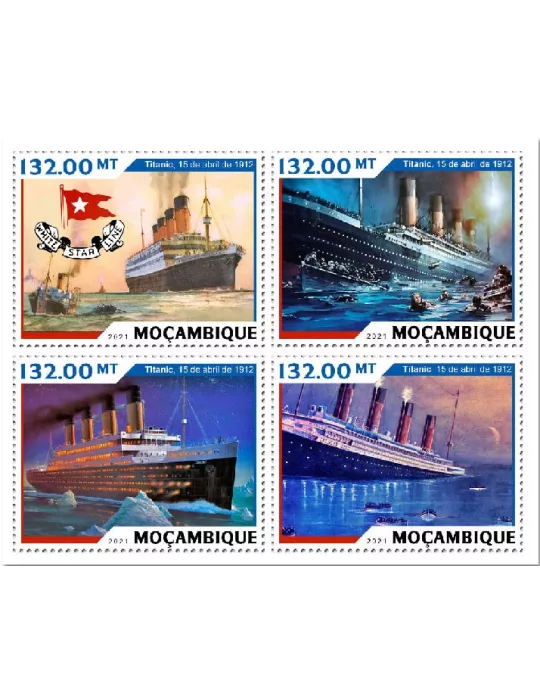 n° 9318/9321 - Timbre MOZAMBIQUE Poste