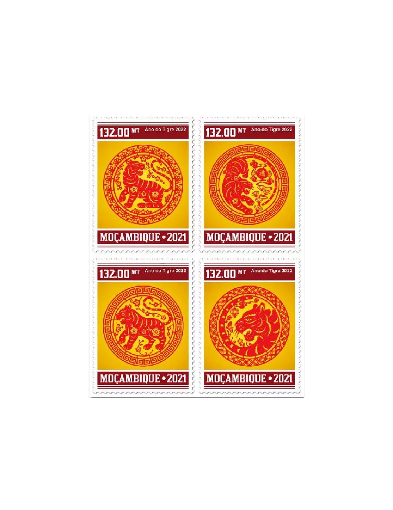 n° 9342/9345 - Timbre MOZAMBIQUE Poste