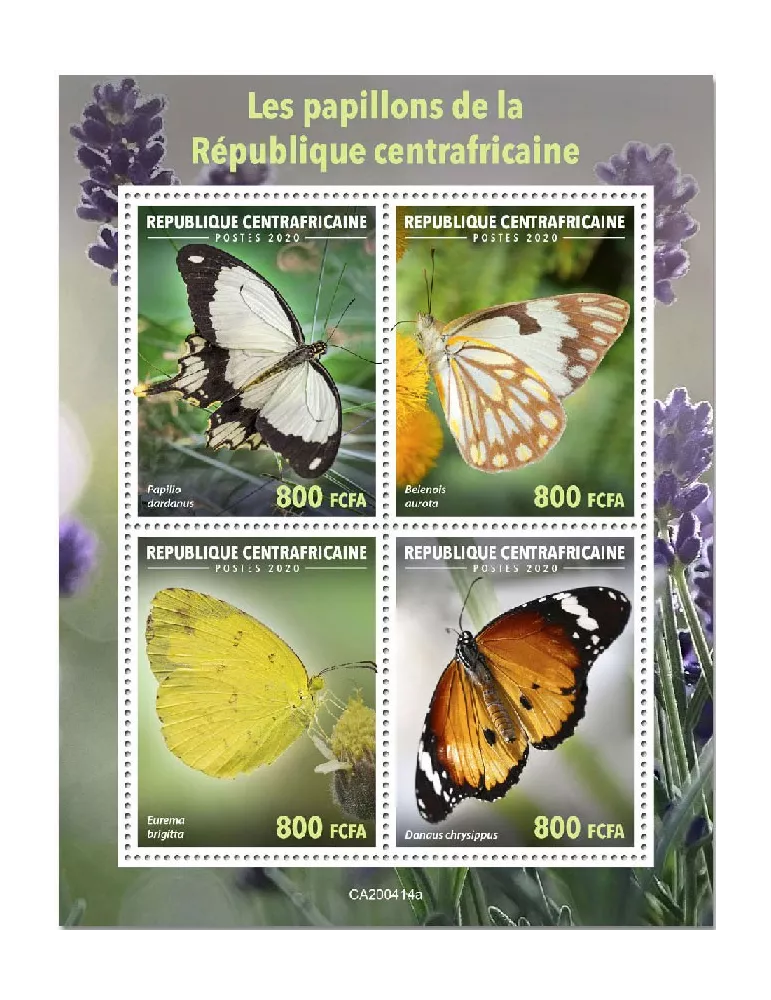 n° 6979/6982 - Timbre CENTRAFRIQUE Poste