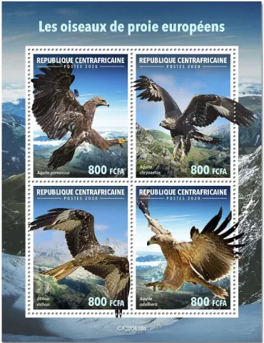 n° 7015/7018 - Timbre CENTRAFRIQUE Poste