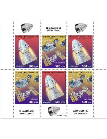 n° 7040/7045 - Timbre CENTRAFRIQUE Poste