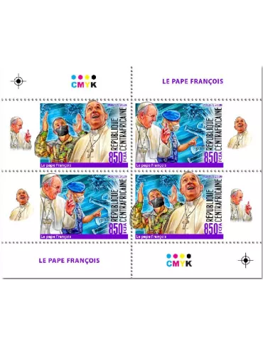 n° 7060/7067 - Timbre CENTRAFRIQUE Poste