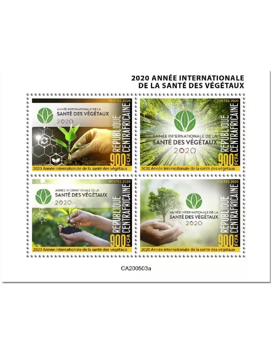 n° 7068/7071 - Timbre CENTRAFRIQUE Poste