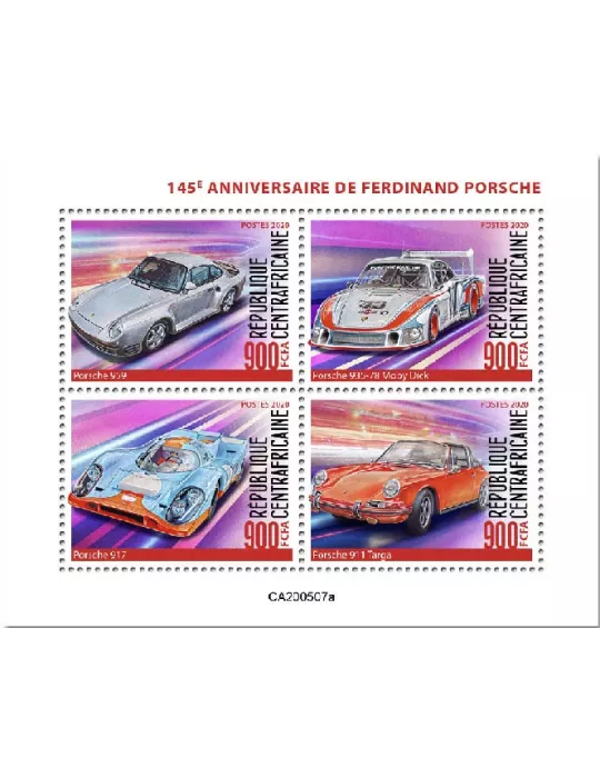 n° 7110/7113 - Timbre CENTRAFRIQUE Poste