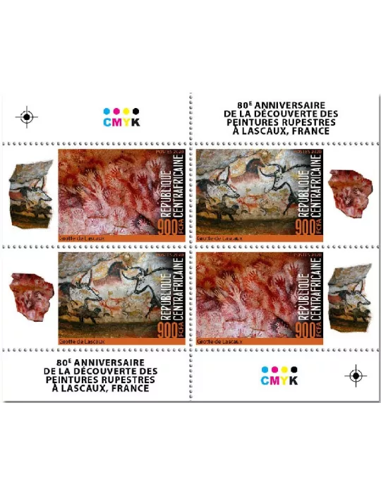 n° 7138/7145 - Timbre CENTRAFRIQUE Poste