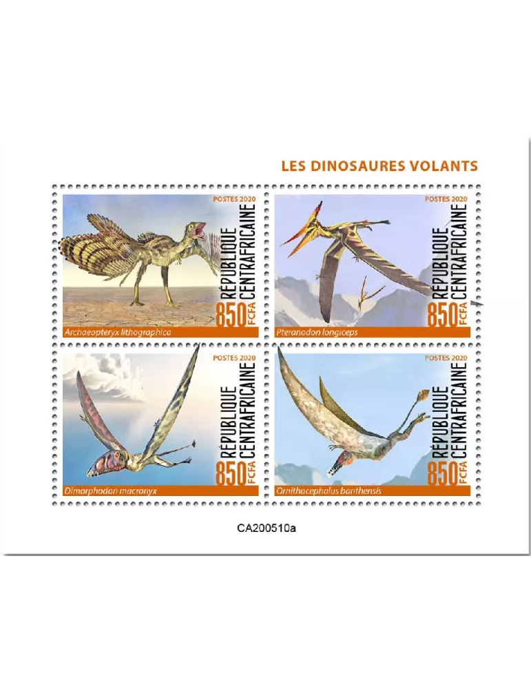 n° 7146/7149 - Timbre CENTRAFRIQUE Poste
