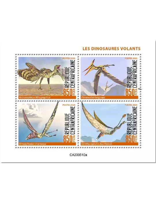 n° 7146/7149 - Timbre CENTRAFRIQUE Poste