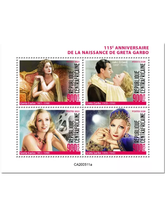 n° 7158/7161 - Timbre CENTRAFRIQUE Poste