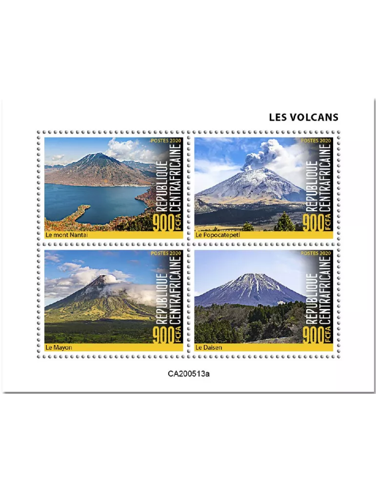 n° 7182/7185 - Timbre CENTRAFRIQUE Poste