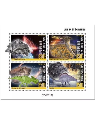 n° 7194/7197 - Timbre CENTRAFRIQUE Poste