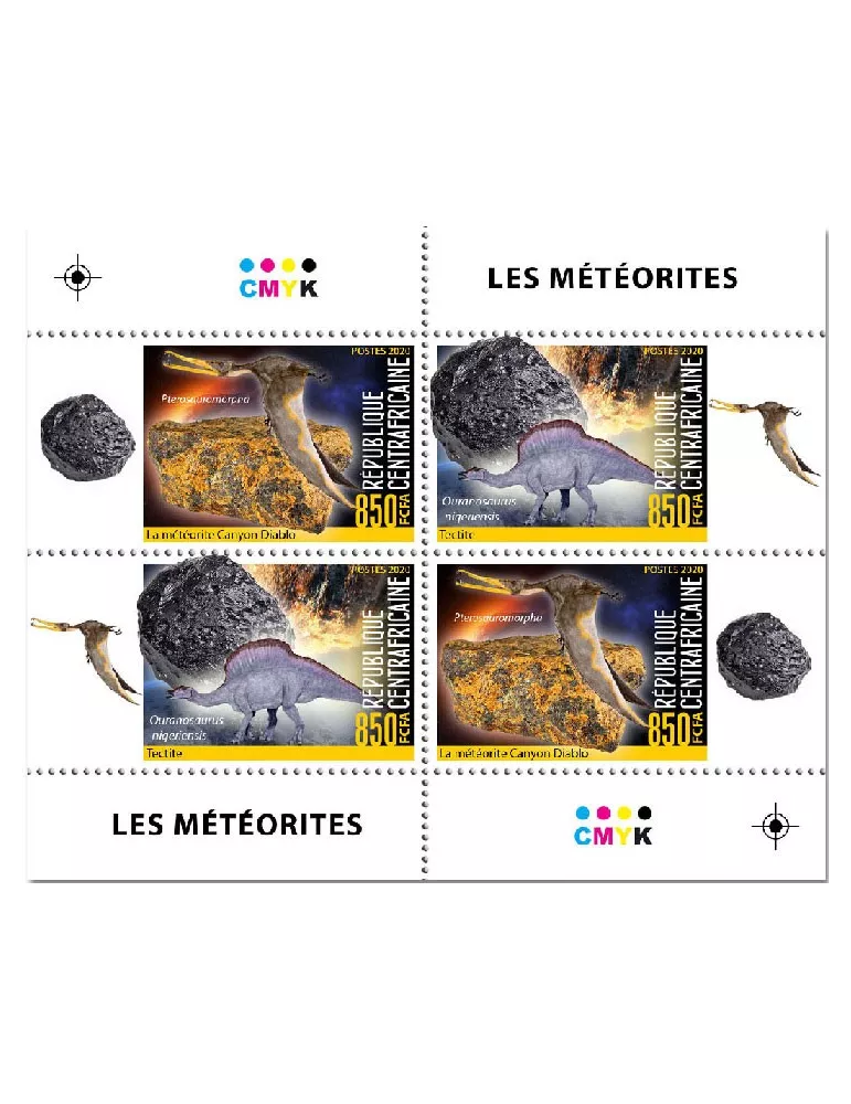 n° 7198/7205 - Timbre CENTRAFRIQUE Poste