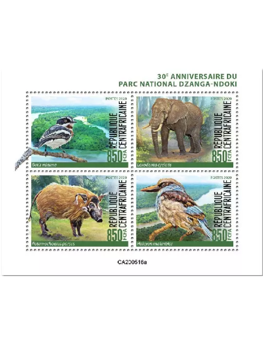 n° 7218 - Timbre CENTRAFRIQUE Poste