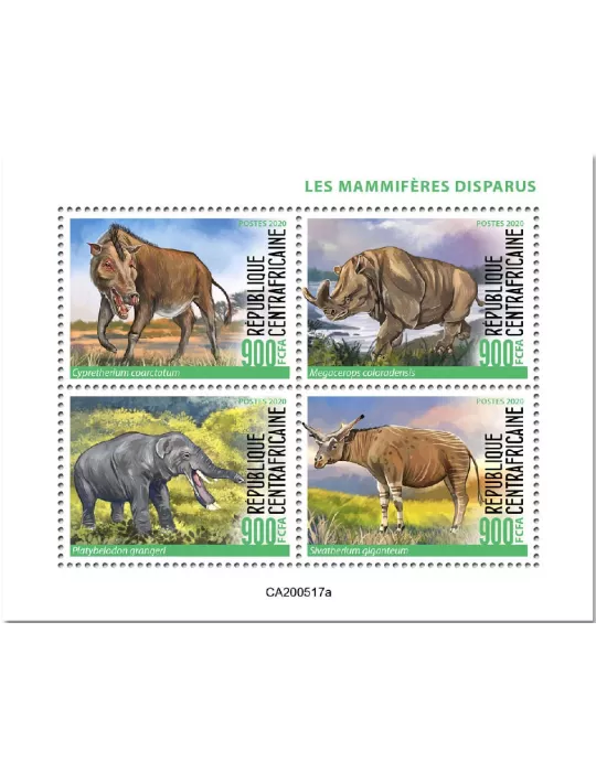 n° 7230/7233 - Timbre CENTRAFRIQUE Poste