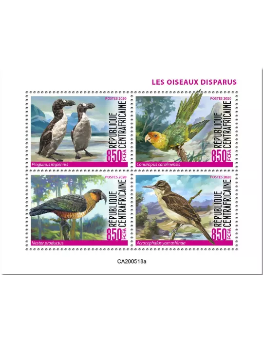 n° 7242/7245 - Timbre CENTRAFRIQUE Poste