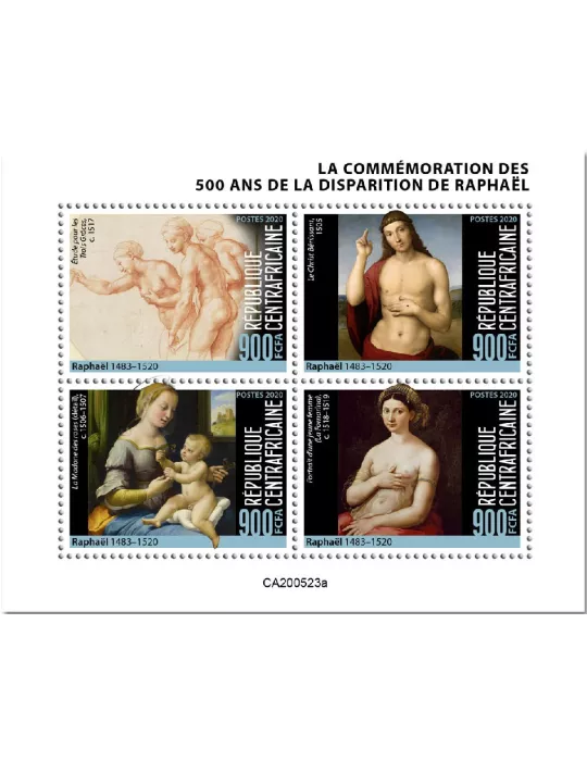 n° 7302 - Timbre CENTRAFRIQUE Poste