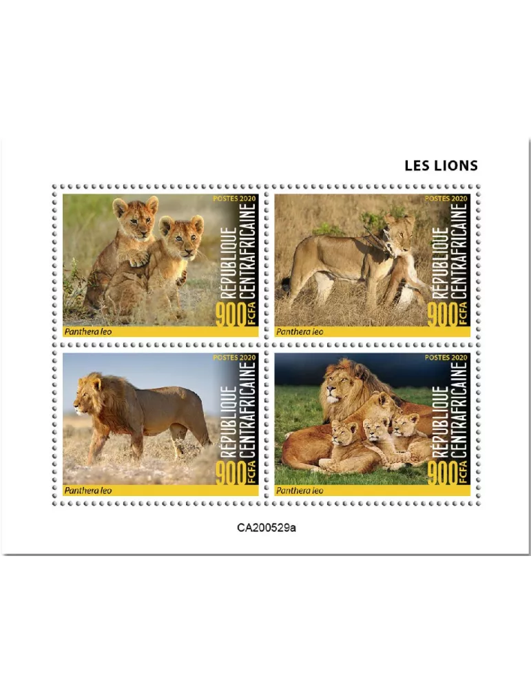 n° 7363/7366 - Timbre CENTRAFRIQUE Poste