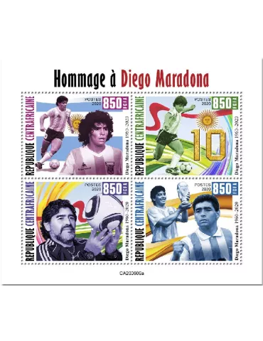 n° 7420/7423 - Timbre CENTRAFRIQUE Poste