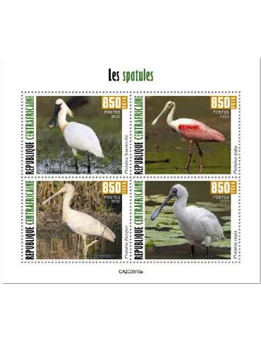 n° 7460/7463 - Timbre CENTRAFRIQUE Poste