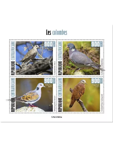 n° 7464/7467 - Timbre CENTRAFRIQUE Poste