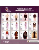 n° 2582/2593 - Timbre COLOMBIE Poste