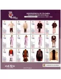 n° 2582/2593 - Timbre COLOMBIE Poste