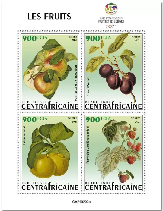 n° 7702/7705 - Timbre CENTRAFRIQUE Poste