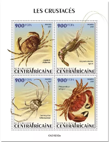 n° 7738/7741 - Timbre CENTRAFRIQUE Poste