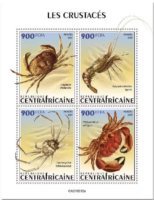 n° 7738/7741 - Timbre CENTRAFRIQUE Poste