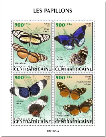 n° 7746/7749 - Timbre CENTRAFRIQUE Poste